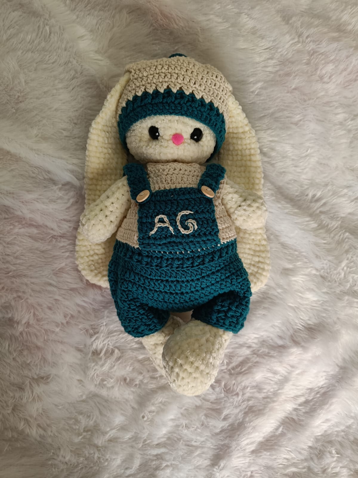 Crochet Bunny Soft Toy with Long Ears